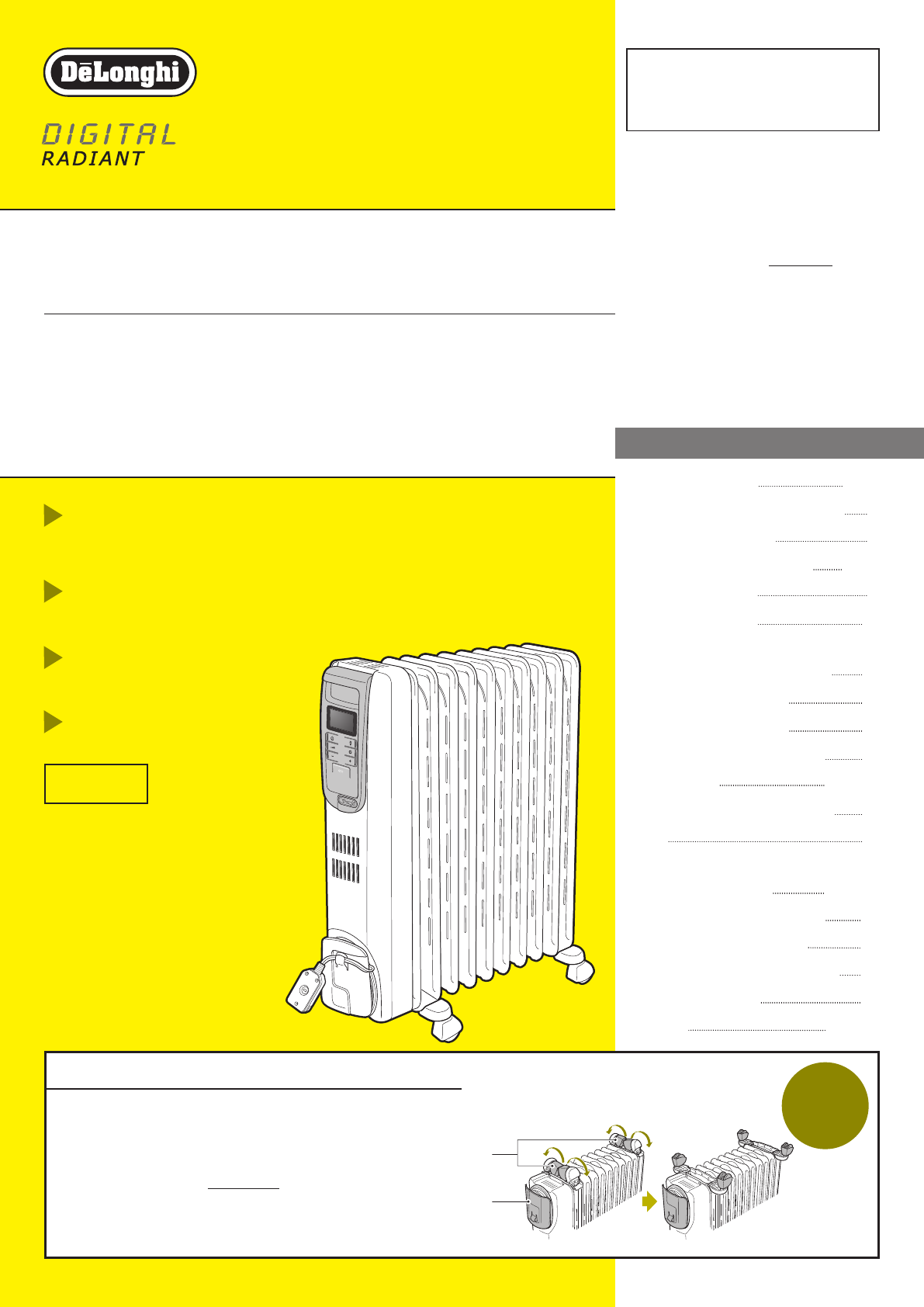 説明書 デロンギ KHD411015-LG ヒーター