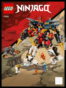 説明書 レゴ set 71765 ニンジャゴー ニンジャ 合体ウルトラメカスーツ