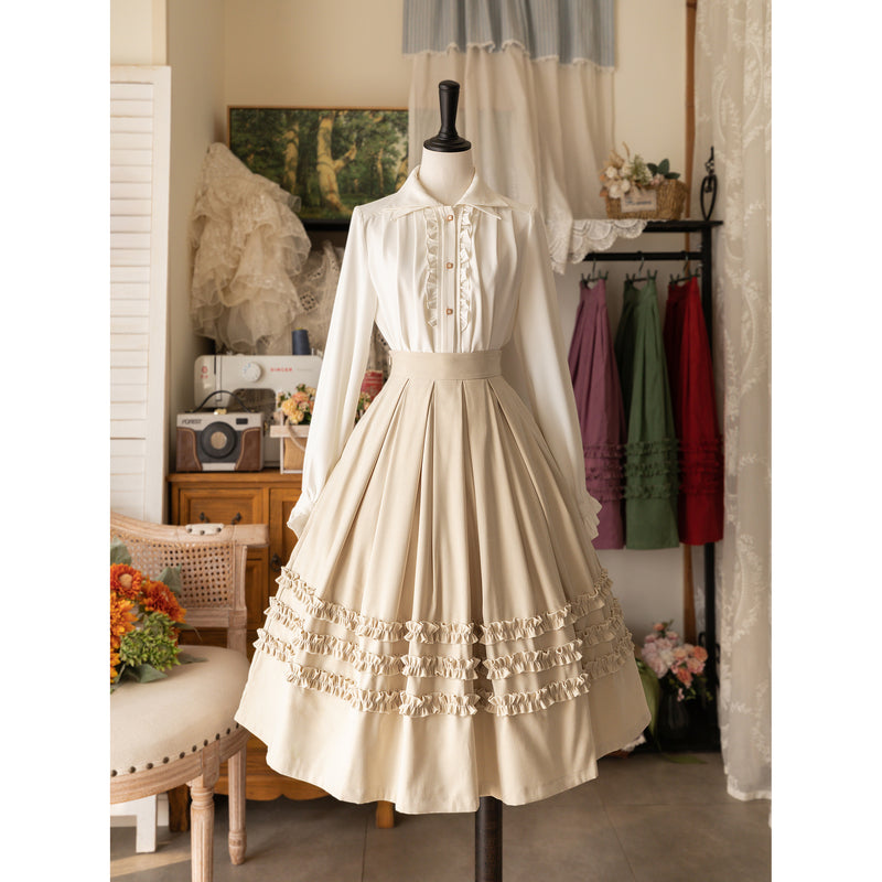 英国のお嬢様プリーツアンブレラスカート – ManusMachina