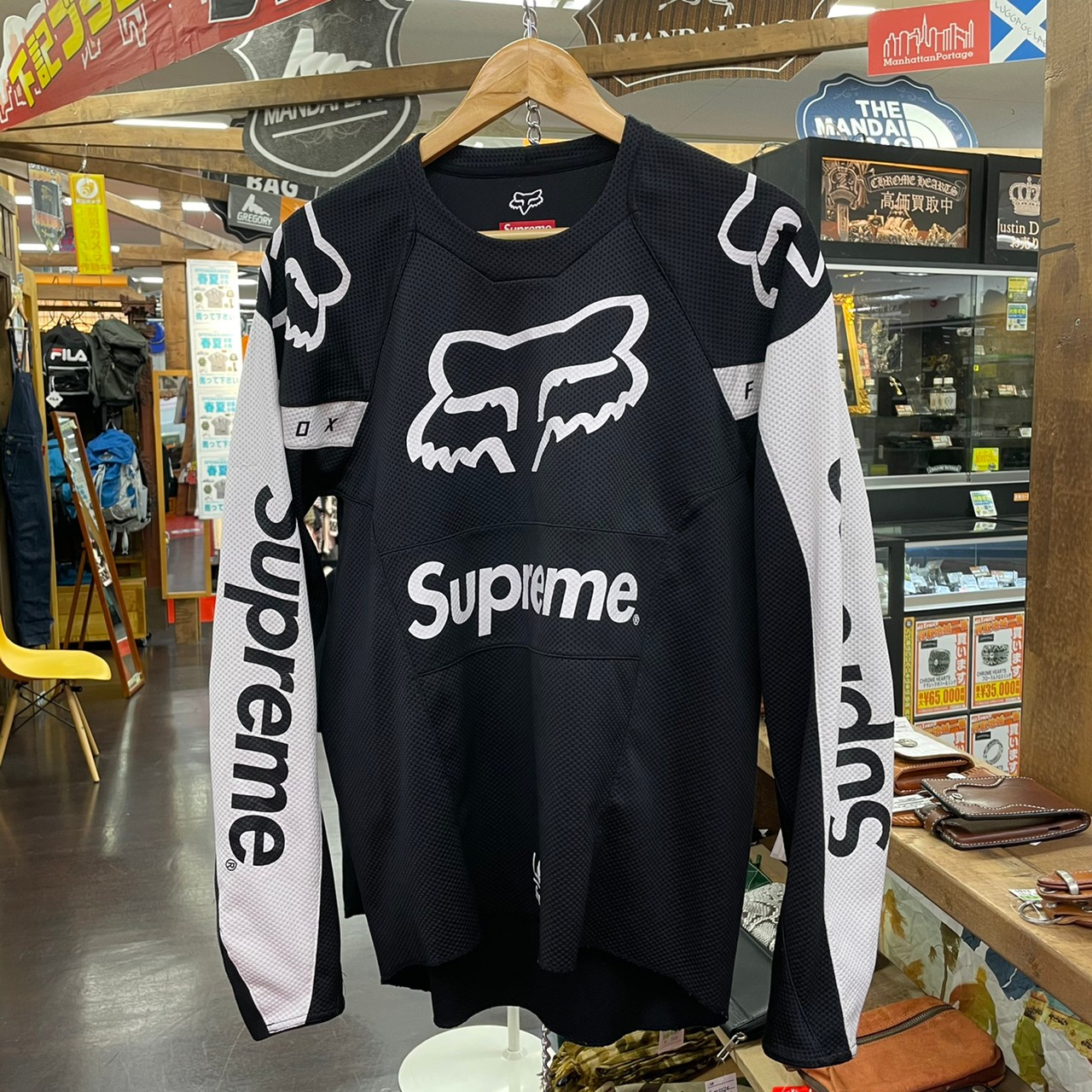四日市日永店】5/31☆[古着]〈Supreme × Fox Racing 18SS Moto Jersey