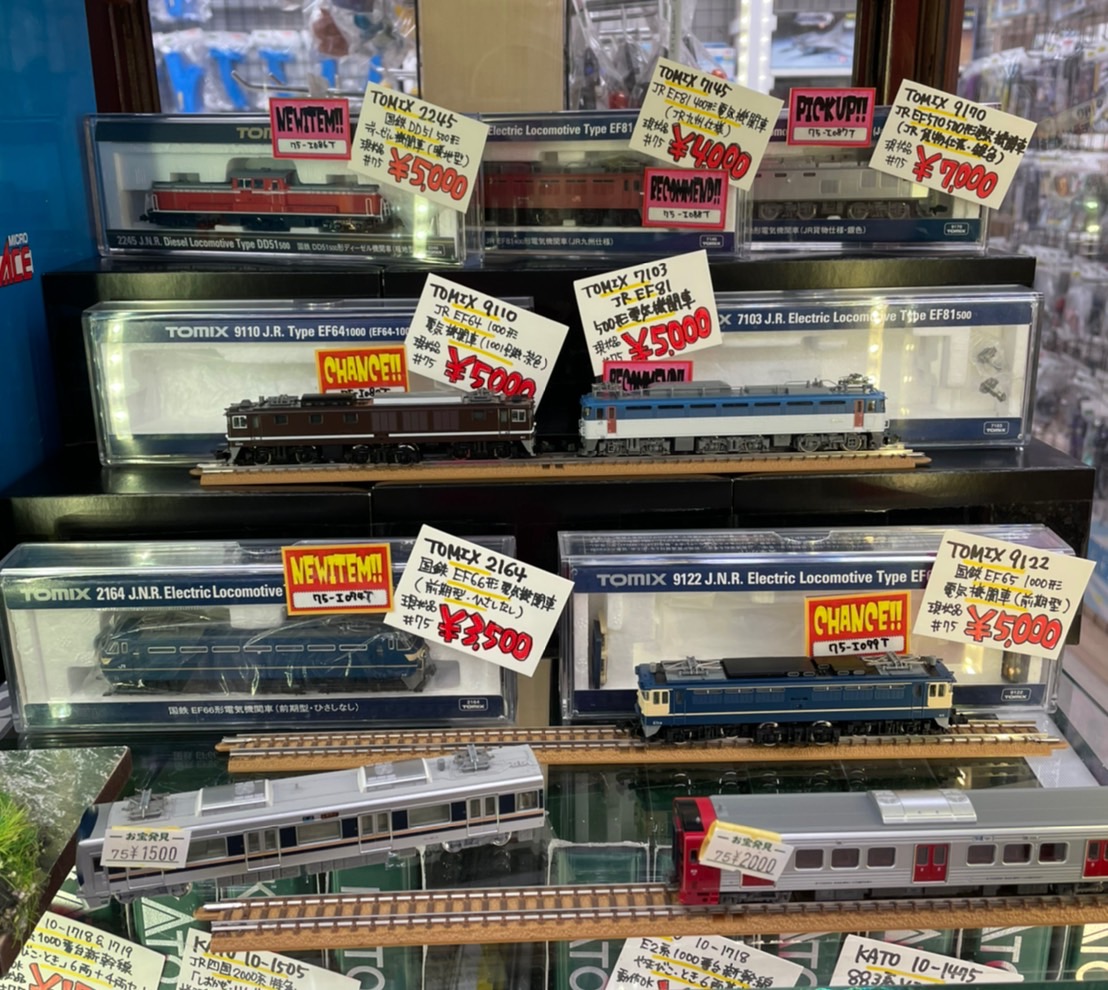 □おもちゃコーナーより商品紹介！◇Nゲージ各種 KATO/TOMIX/ﾏｲｸﾛｴｰｽ