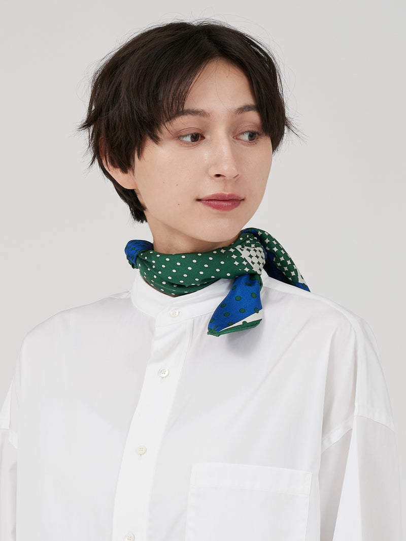 シルクスカーフ65＞ミックスドット3 – manipuri