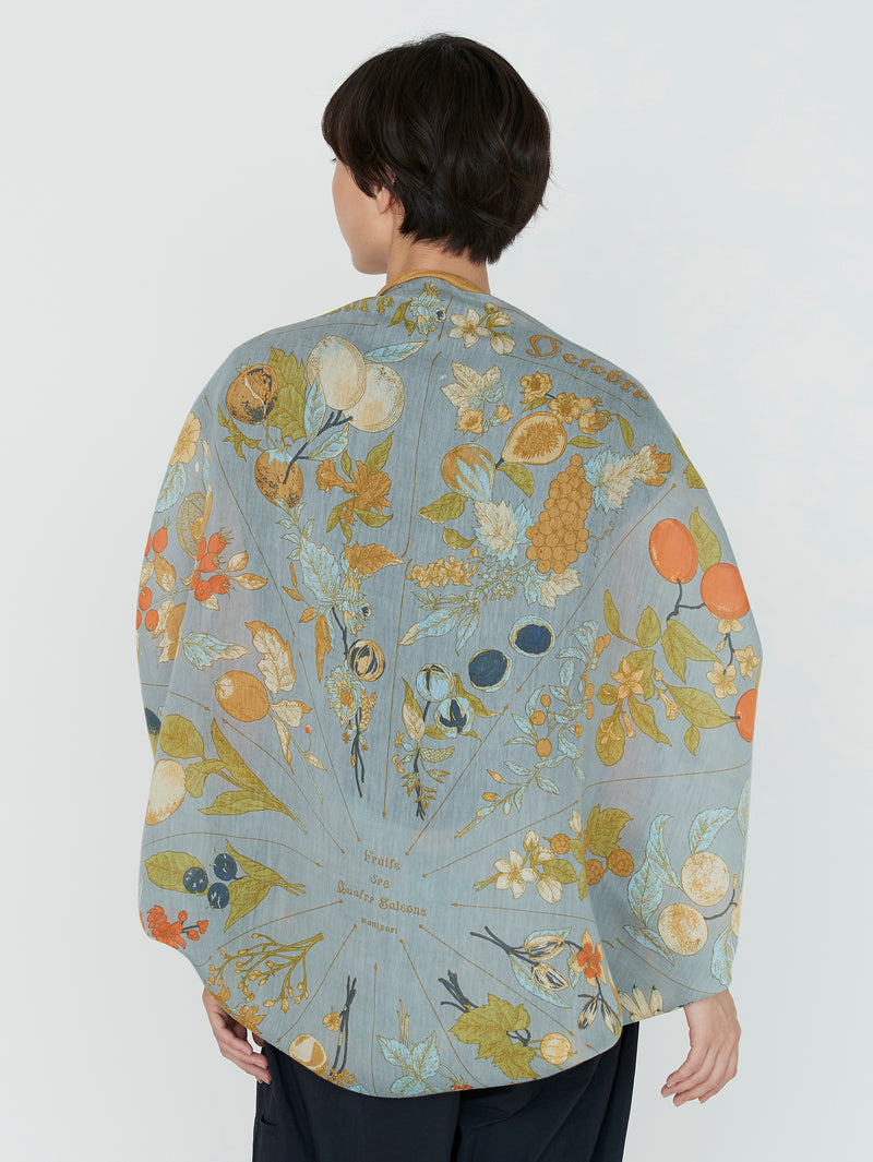 コットンシルクストール120＞シーズナルフルーツ – manipuri