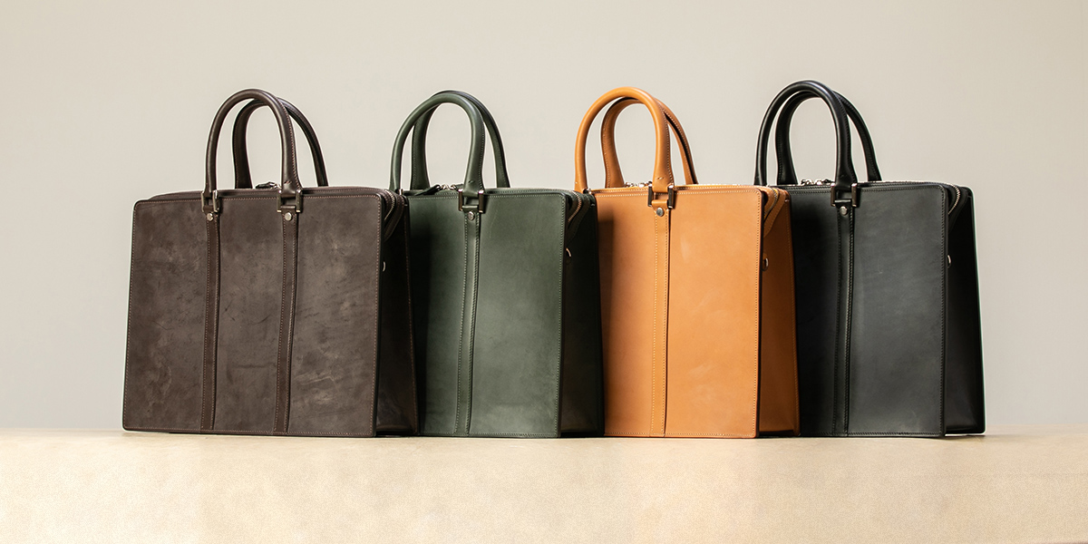 美品】万双 マンソウ トートバッグ ビジネス ブライドルレザー A4