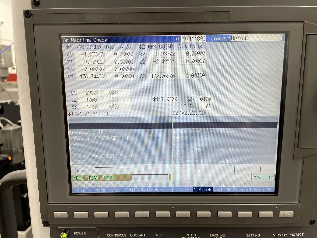 Miyano BNX-51MSY Multi-Axis Turning Center with Dual Spindles