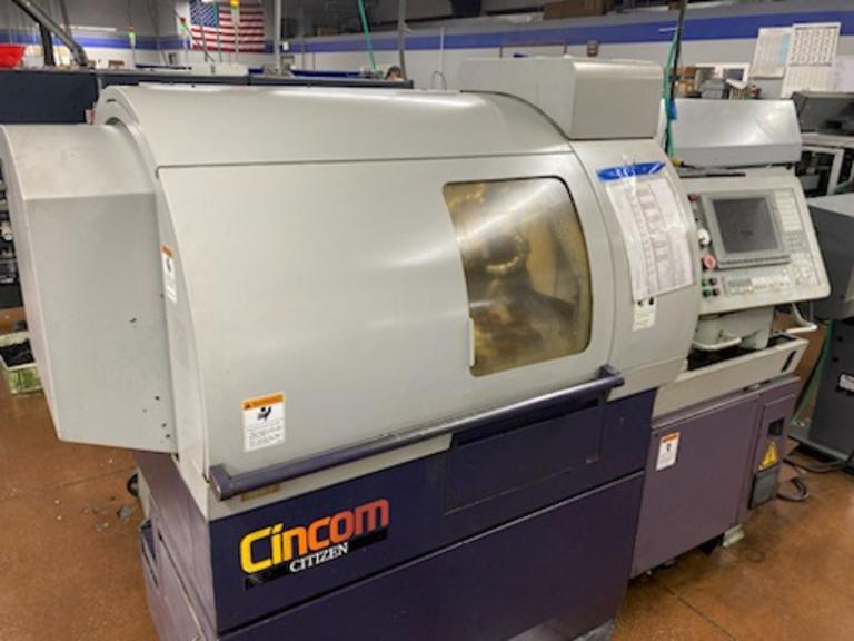Citizen C16 Type VII CNC Swiss Screw Machine w Live End Working