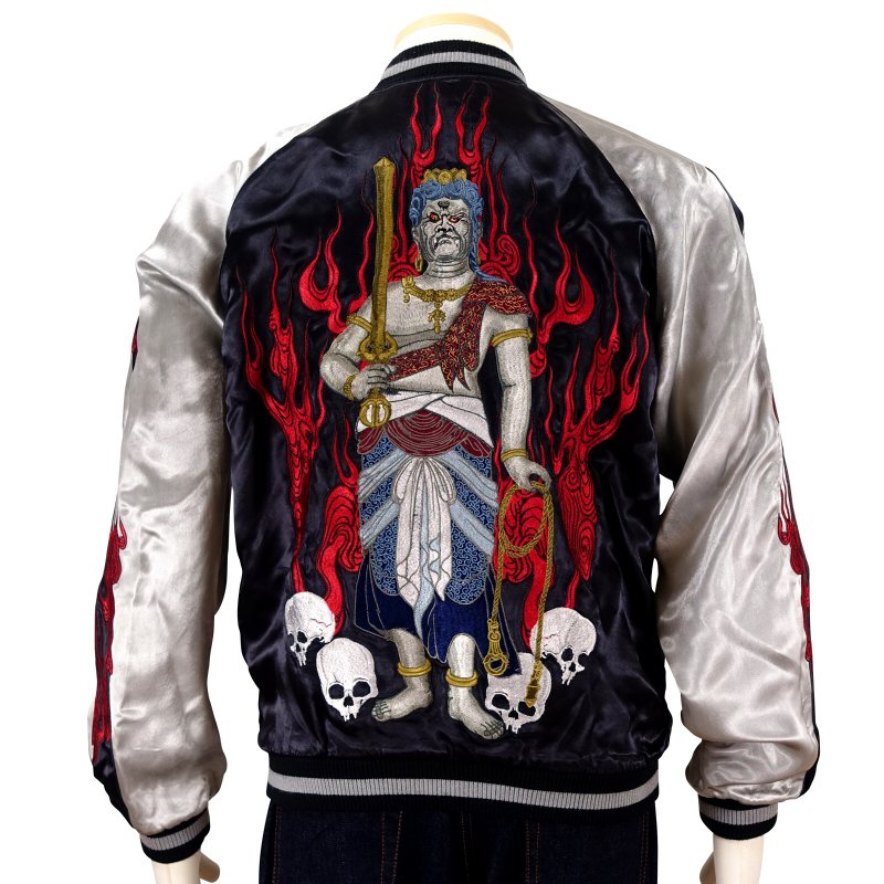 送料無料】satori 不動明王刺繍 スカジャン - MAD DOG ROCKERS