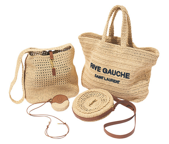 この夏活躍させたい、サンローランのラフィアバッグ。｜Fashion