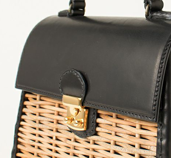 ebagos カーフ・ハンドバッグ M（かっちりバッグ/カーフケリー）カーフ