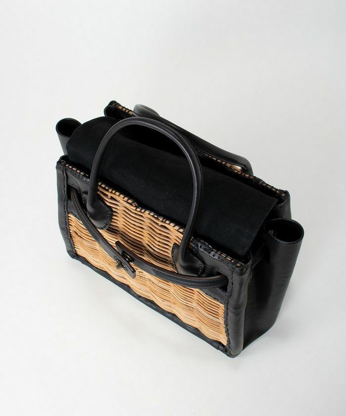 ebagos オイルショルダー・ベルトバッグトート型 BLACK（スタイリスト