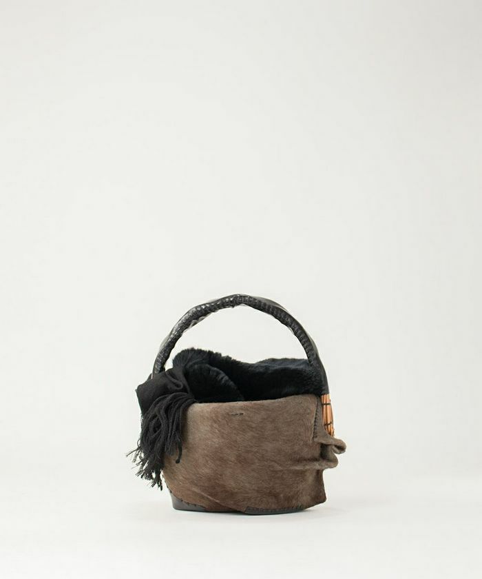 ebagosラビットファー帽体×カーフ ETC-1エバゴス | マドリガル公式