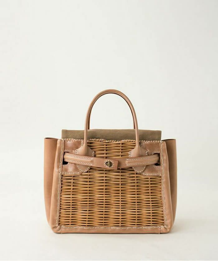 ebagos オイルショルダー・ベルトバッグトート型 BEIGE（スタイリスト