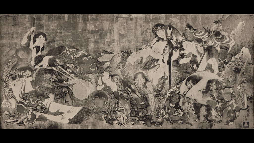 葛飾北斎の＂幻の巨大絵＂の復元プロジェクトの様子がNHKで放送され