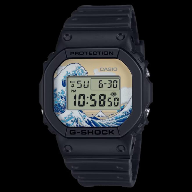 葛飾北斎の代表作「富嶽三十六景」をデザインモチーフにしたG-SHOCKが