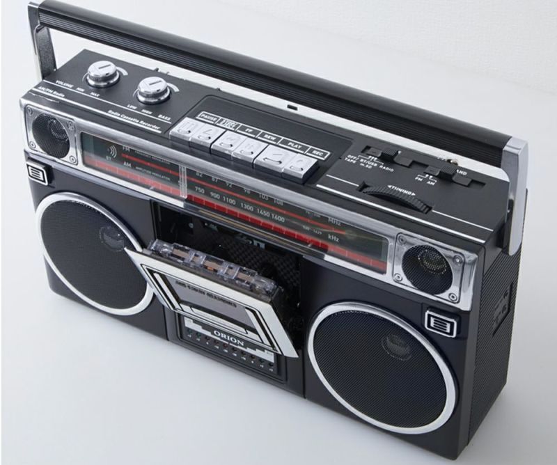 このデザインたまんない♡80年代レトロなラジカセがORIONから新発売