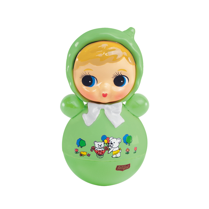 昭和レトロな懐かしの「おきあがりポロンちゃん」ミニチュアフィギュア