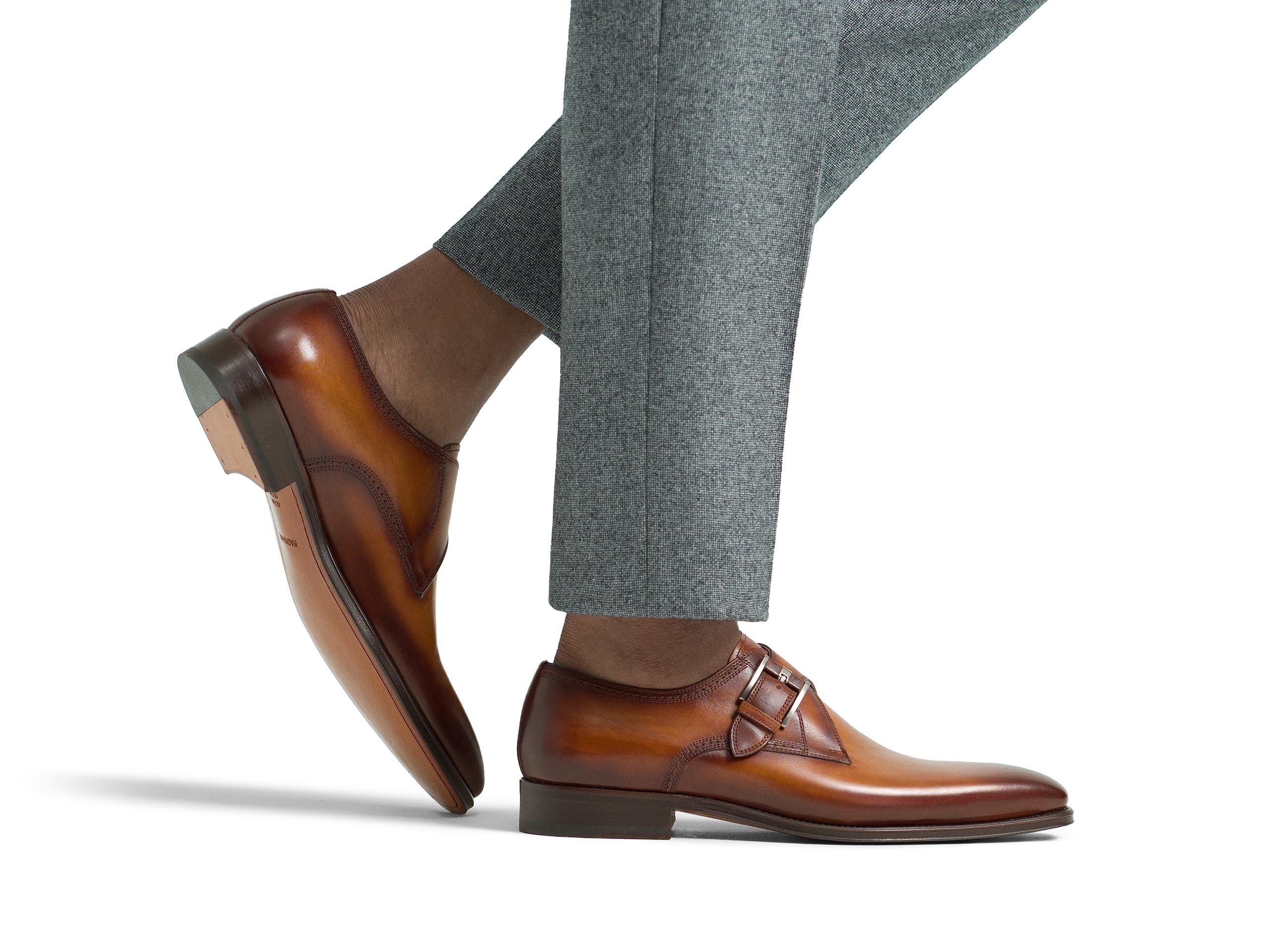 Marco II Men's Single Buckle Monk Straps | Magnanni