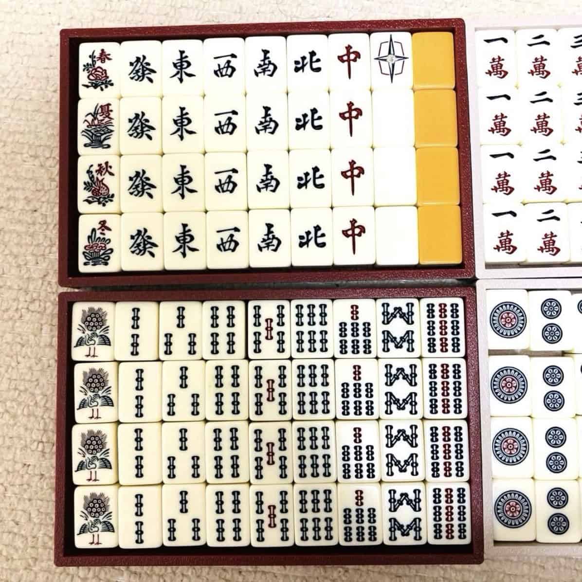 任天堂の麻雀牌（中古含む）のまとめ。役満シリーズ鳳凰までを一覧化し