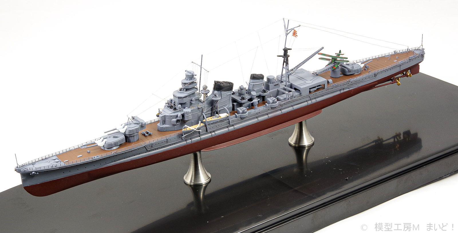 ハセガワ 1/700 日本海軍重巡洋艦「衣笠」フルハル 完成 HASEGAWA IJN