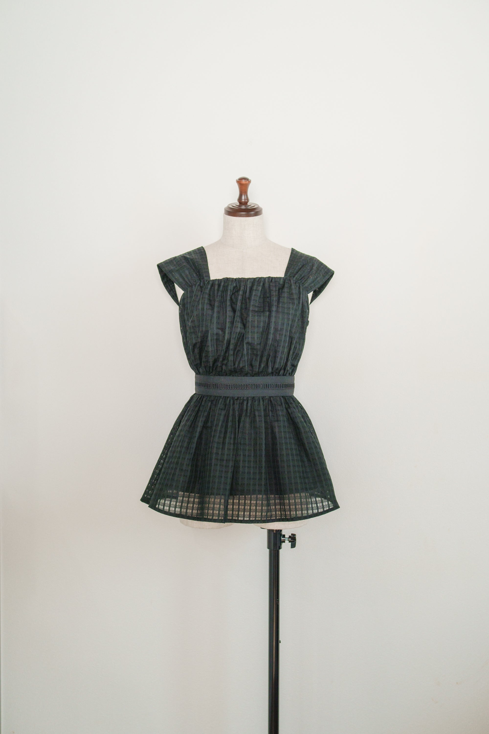 カラミチェックキャミソール【オーガニックコットン】 – Maison Echelle