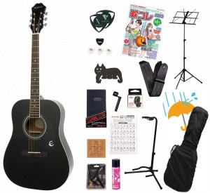 Epiphone / Songmaker DR-100 EB (Ebony) エピフォン フォークギター