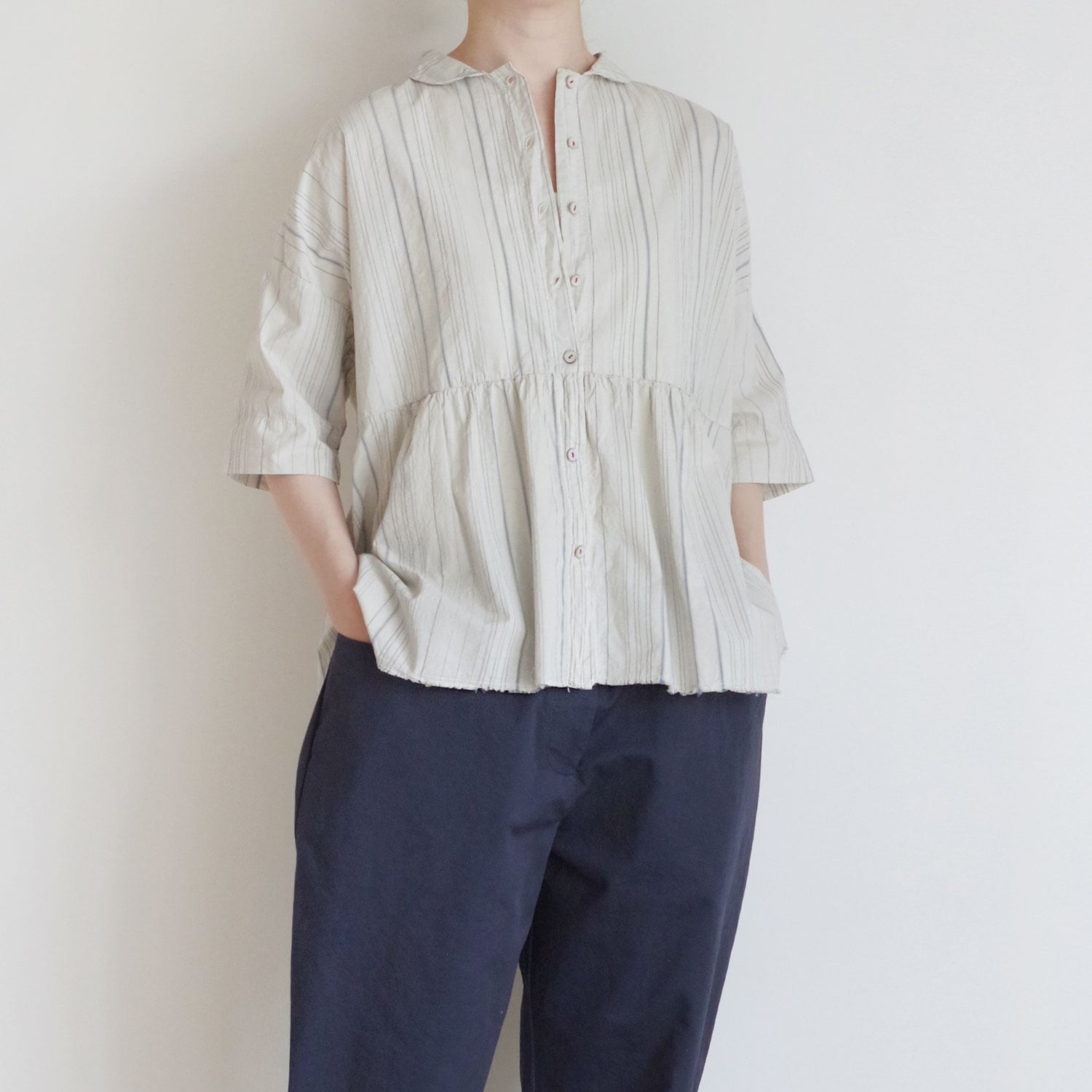 H+ HANNOH WESSEL アッシュプリュスアノーヴェセル : SHIRT Camelie