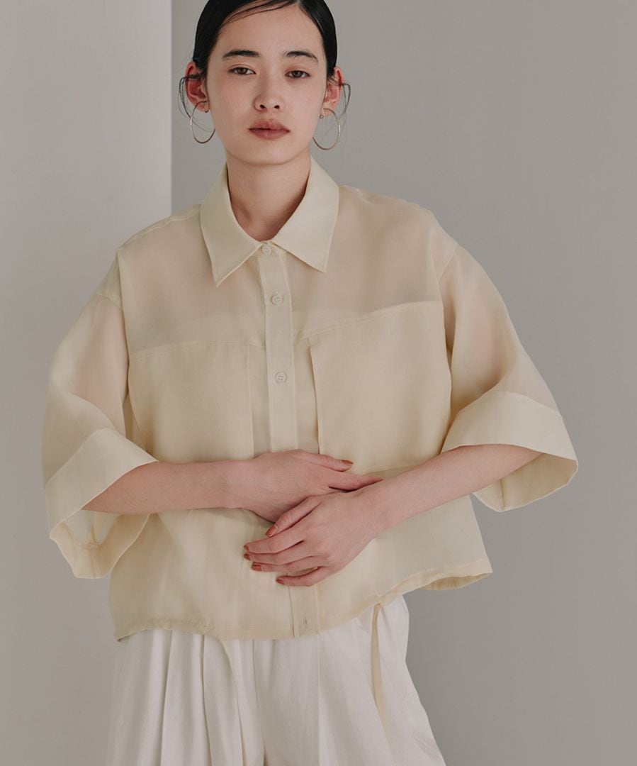 シアークロップドシャツ | Shirt/blouse | TENTO online store（テント