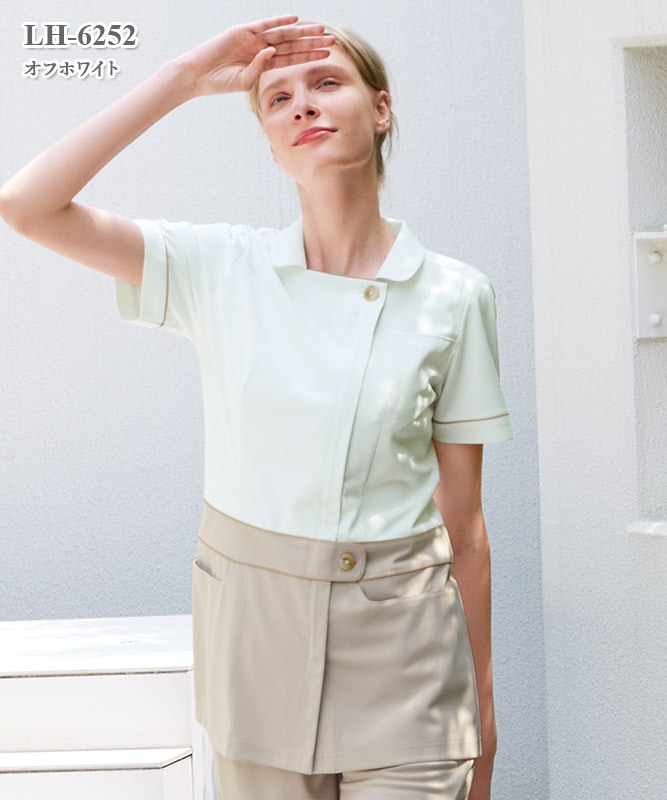 女子チュニック半袖[ナガイレーベン製品] LH-6252｜THS-白衣通販・販売