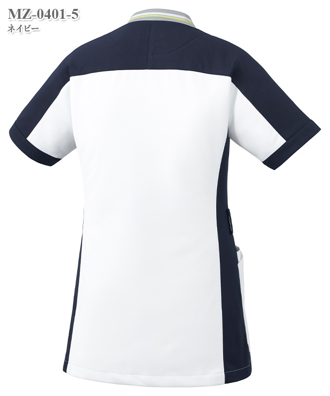 ミズノレディスファスナースクラブ半袖[チトセ製品] MZ-0401｜THS-白衣