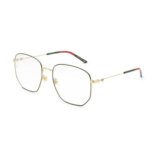 グッチ メガネ 眼鏡 フレーム のみ GG0396O-001 ブラック/ゴールド