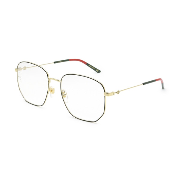 グッチ メガネ 眼鏡 フレーム のみ GG0396O-001 ブラック/ゴールド