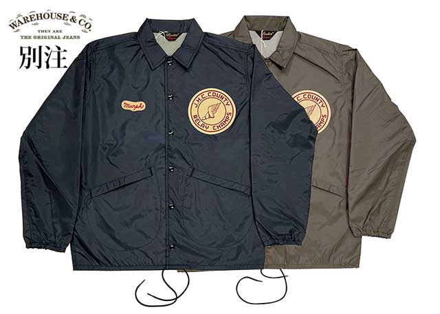 当店別注】 WAREHOUSE ウエアハウス Lot 2170 COACH JACKET “MORRIS