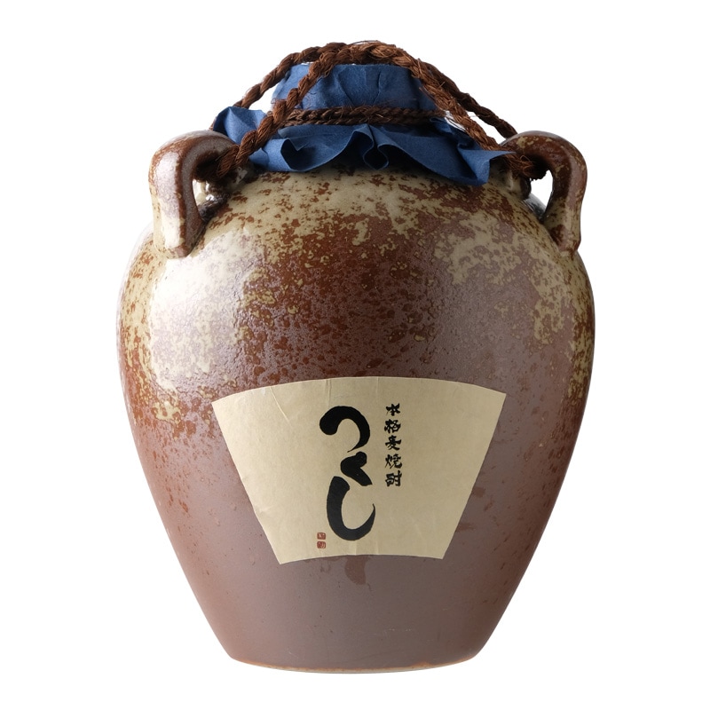 本格麦焼酎 つくし 宝壺 25度｜【西吉田酒造】1800ml 箱付き