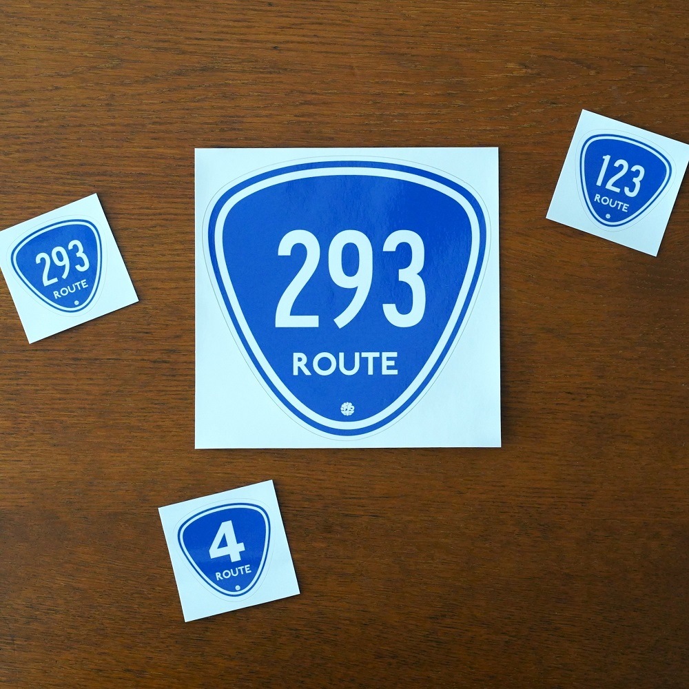 293号線ステッカー(大)｜すべての商品｜TOCHIGI.MARKET BORN&BRED