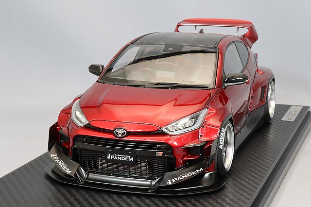 イグニッションモデル 1/18 パンデム GR ヤリス (4BA) レッド