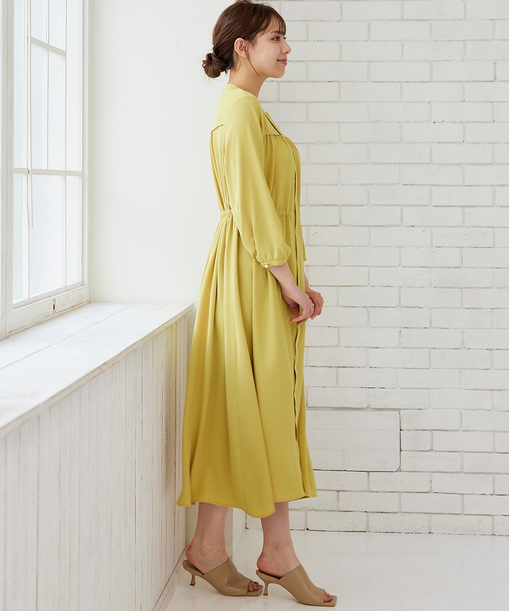 SALE】クールタッチウエストドロストシャツワンピース - 12Twelve