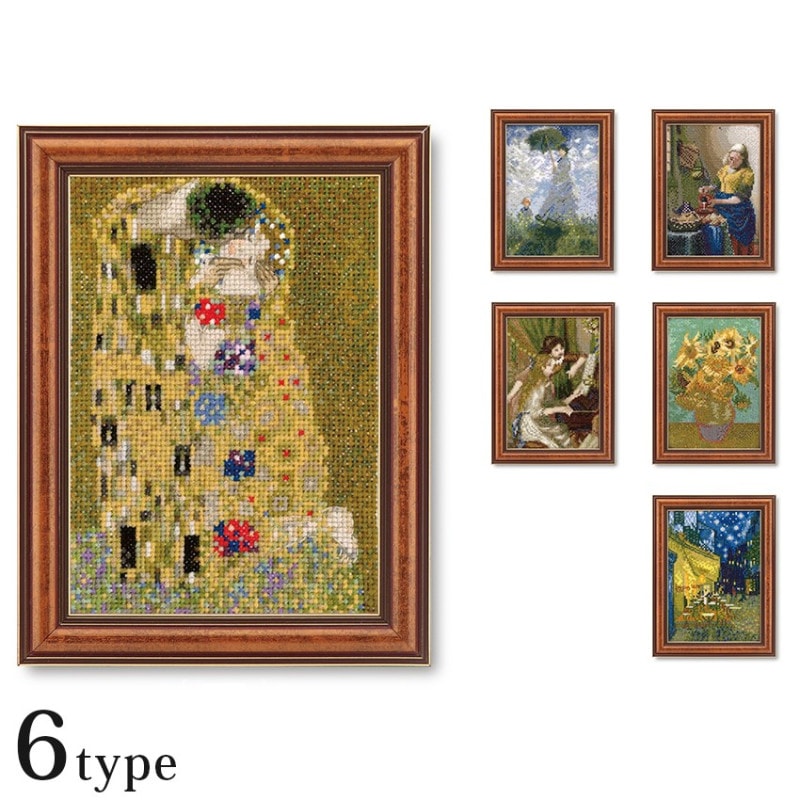 刺しゅう・刺し子・こぎん刺し,キット,クロスステッチ 絵画,名画