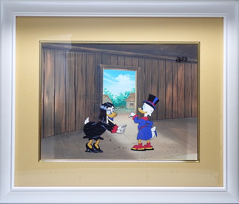 アニメ映画「ダックテール」で実際に使われた、スクルージとマジカ・デ