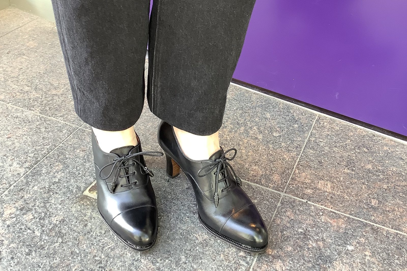 カルミーナ 1463 BLACK キャップトウ レディース | カルミーナ