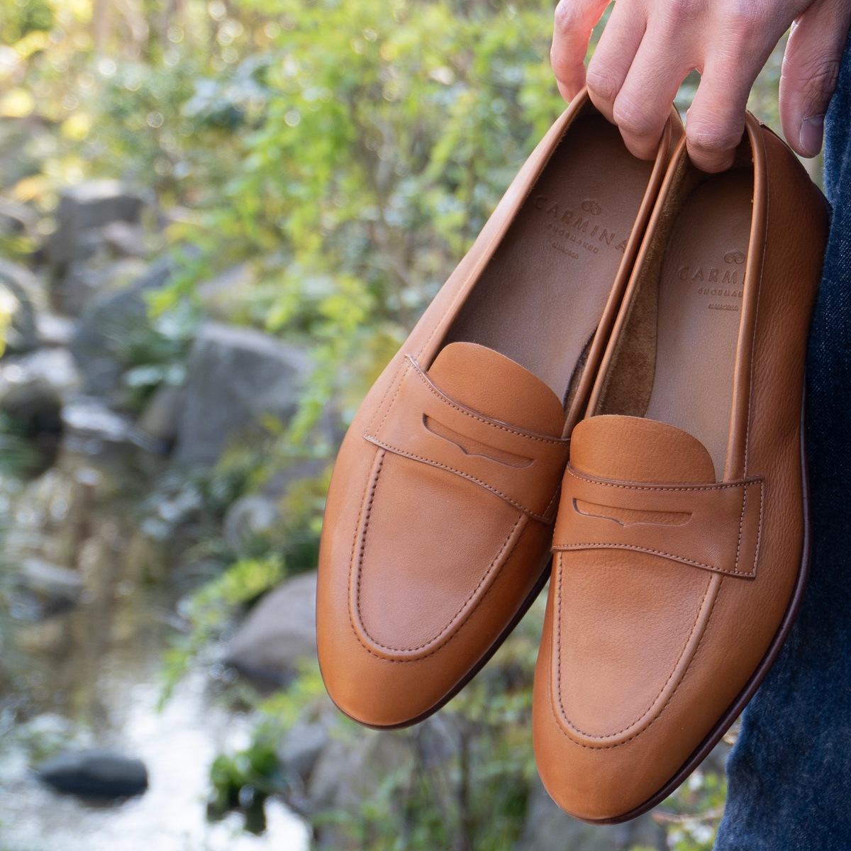 追加再値下げ】【WINTER SALE】カルミーナ 580916 TANNED ローファー