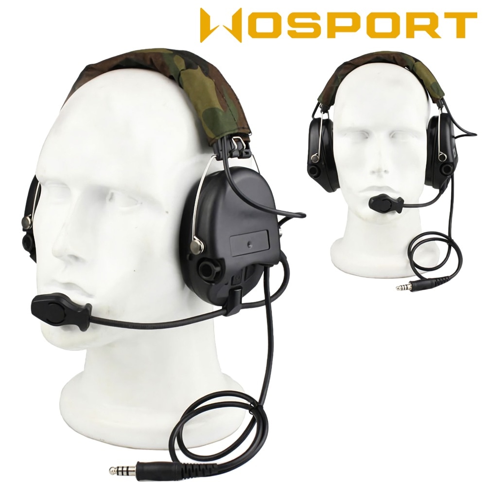 WOSPORT MSA Sordinタイプ ヘッドセット BK
