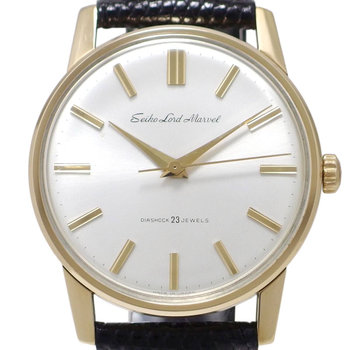セイコー ロードマーベル 5740-1990 金張り 23石 Cal.5740A 手巻 OH済 昭和