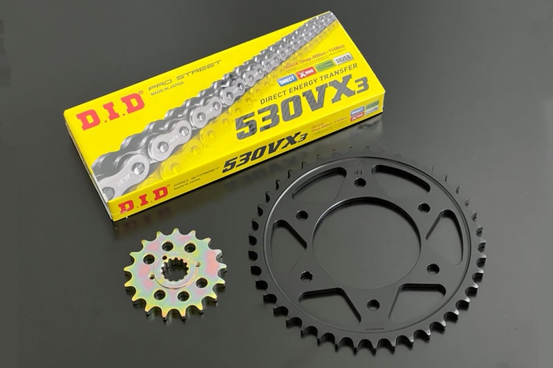 530コンバートキット】Z系 STD スプロケット＆110Lシルバーチェーン