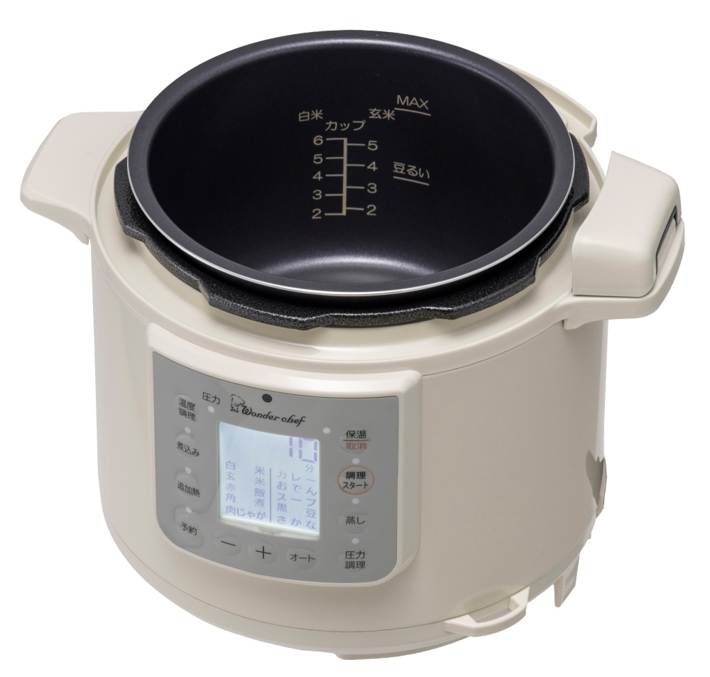 Wonder chef 電気圧力鍋 シャンパンゴールド 4リットル Wonder chef