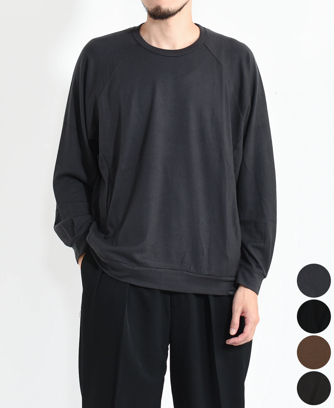 242cs01] COLINA(コリーナ)super140's Washable Wool THE WOOL SWEAT