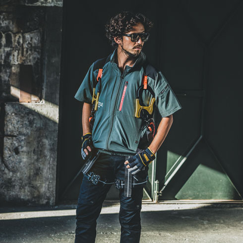 バートル AC2006 半袖ファン付き作業服セット BURTLE ファン