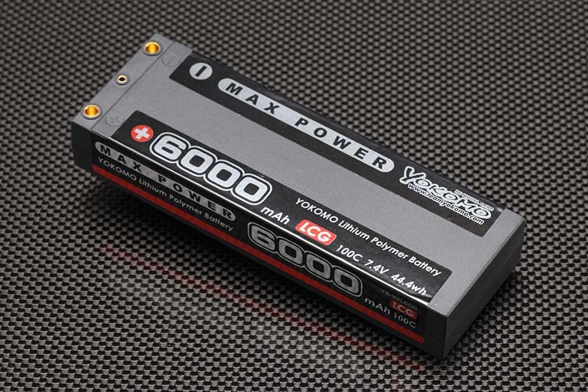 YB-V260BLA マックスパワー Li-po 6000mAh/7.4V LCGバッテリー