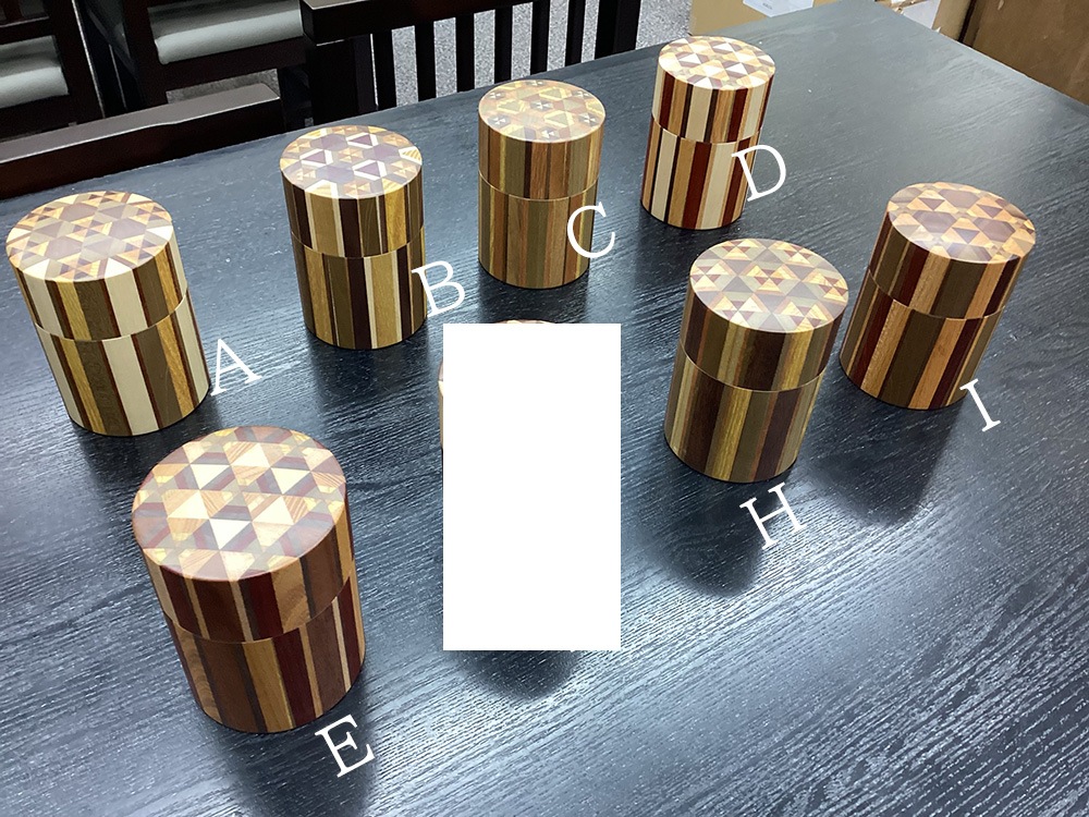 寄木 ムク茶筒 | 茶托・茶筒 | 寄木細工専門店 箱根丸山物産