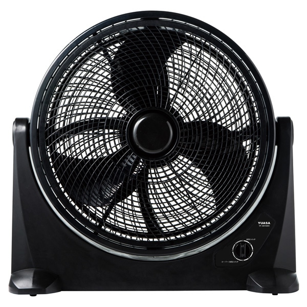 ユアサプライムス.com｜45cm大型ルーバーファン ブラック YF-457A(K