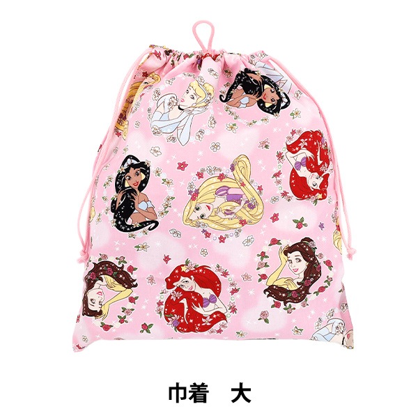 既製品 『巾着 大 ディズニープリンセス CG-4103-1A』 生活雑貨,バッグ